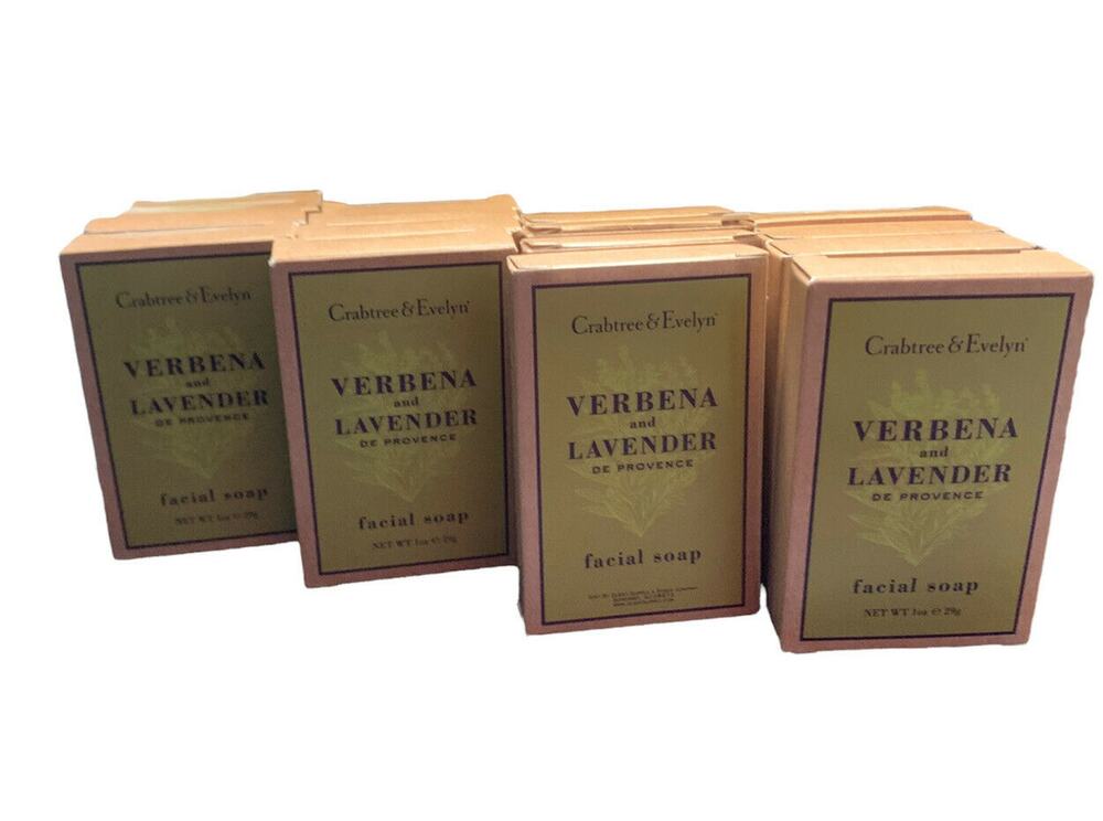 Crabtree & Evelyn Verbena & Lavender De Provence Face Soap Lot 14 New